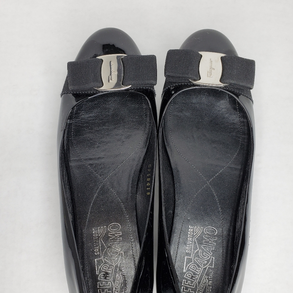 Black Patent leather Ballerina Flat